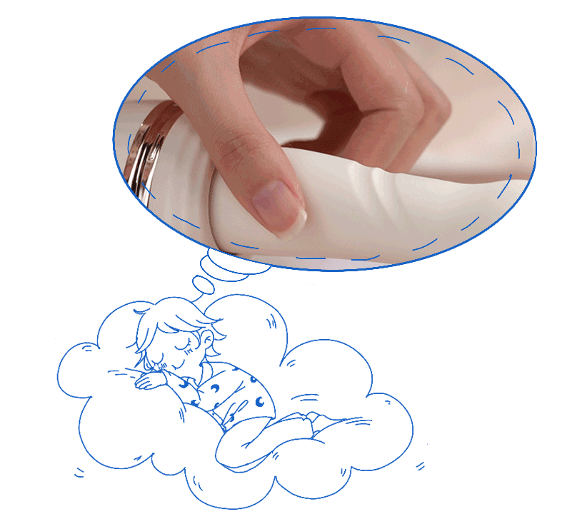 a gif image to explain how soft the material is