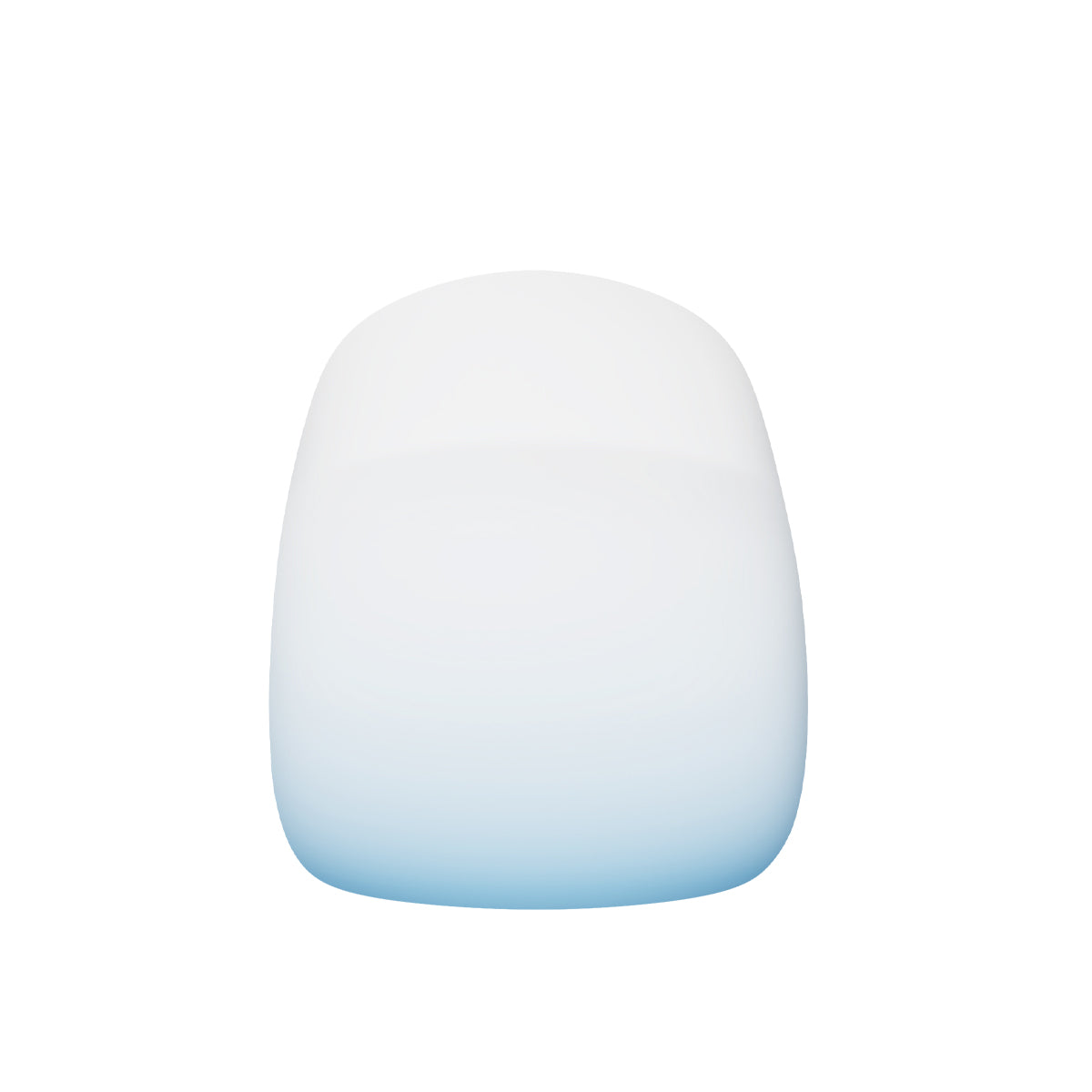 Ultra-soft cloud design of PuffyCloud portable massager with ergonomic palm-sized fit